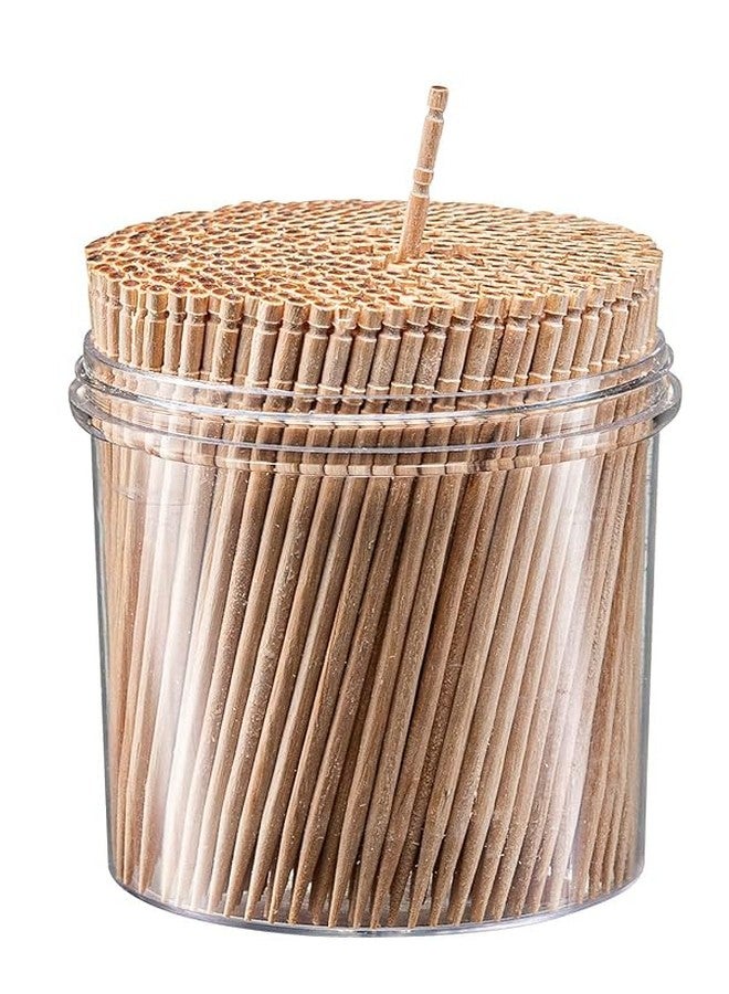 TerraToss Wooden Toothpicks | 2 Packs of 250 Toothpick Sticks (500 Sticks) | Sturdy Smooth Finish Tooth Picks Sticks | Toothpicks Wooden (500) - Image 4